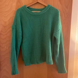 Green cozy sweater
